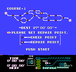 Famicom Grand Prix: F-1 Race screenshot 5 for Famicom Disk System